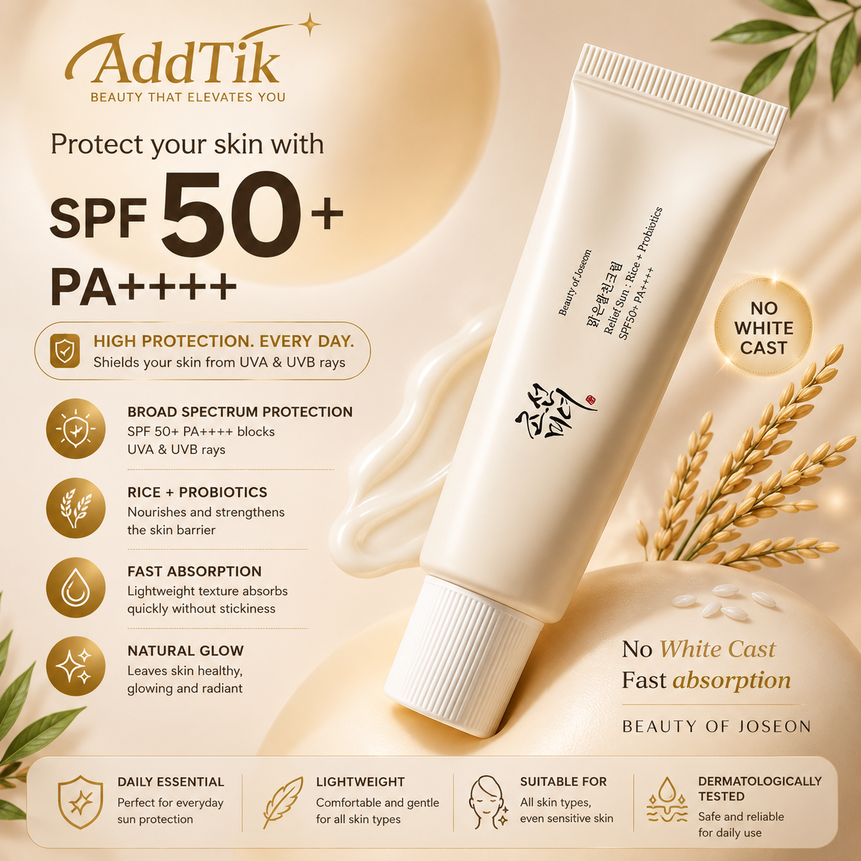 Beauty of Joseon SPF50+ Sunscreen 50ml