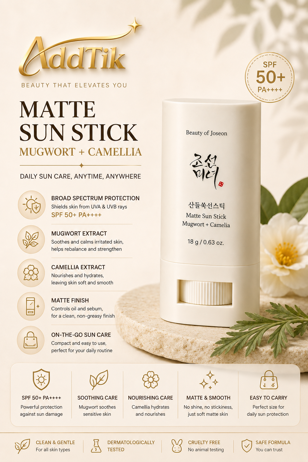 Beauty of Joseon SPF50+ Sunscreen 50ml
