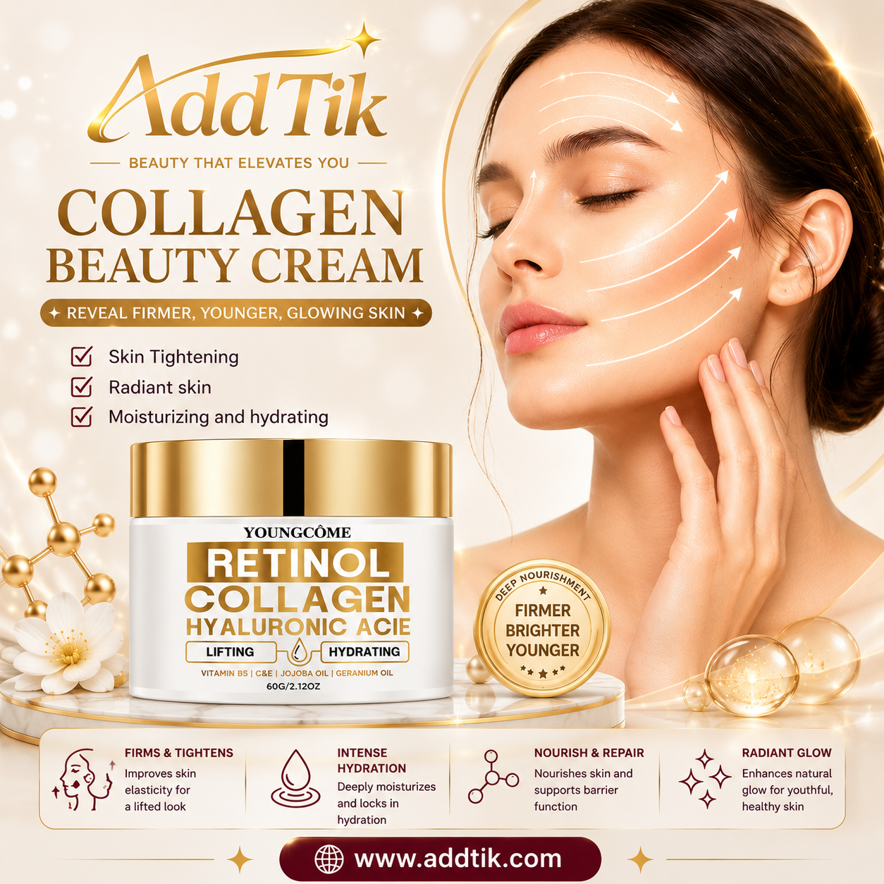 Retinol Collagen Hydrating Face Cream