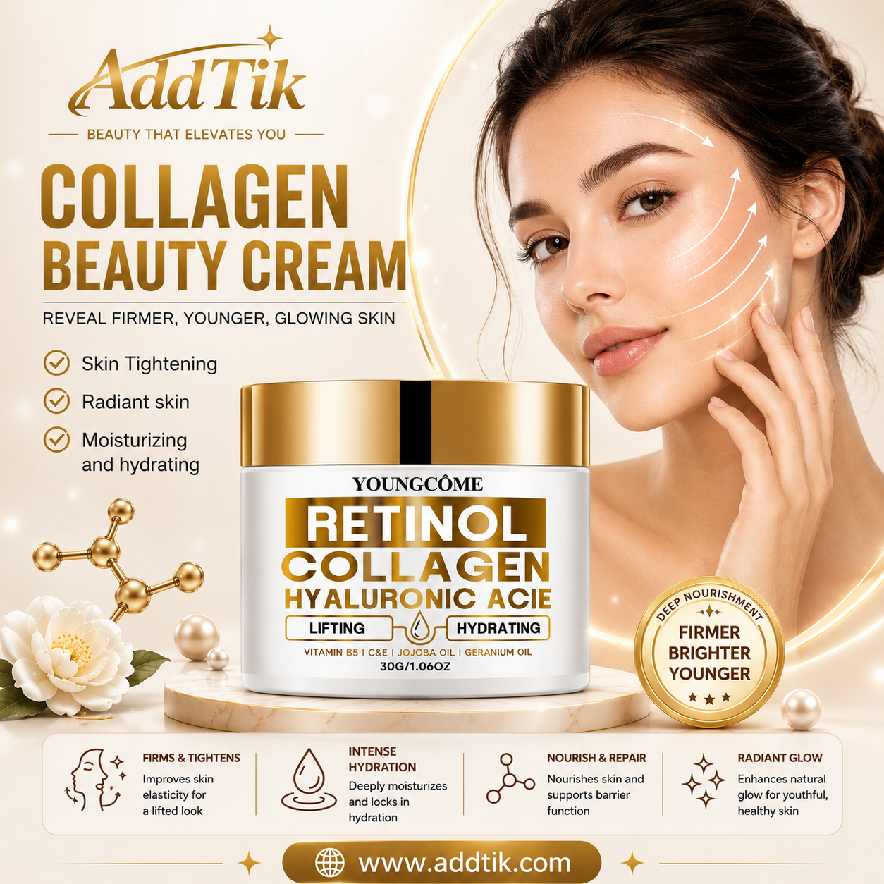 Retinol Collagen Hydrating Face Cream