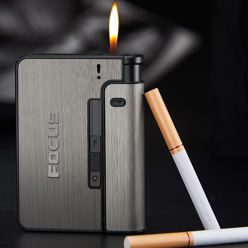 Automatic Metal Cigarette Case