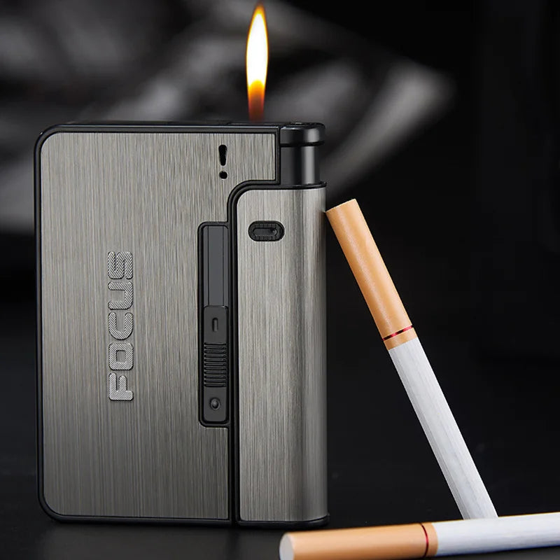 Automatic Metal Cigarette Case